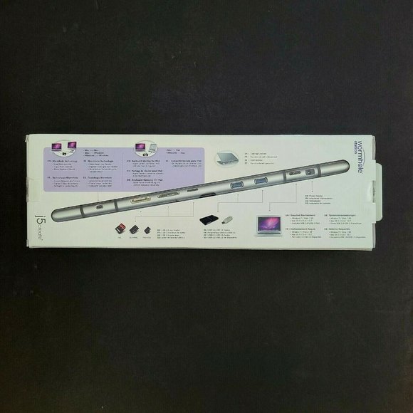 j5create Wormhole Docking Station Windows Mac JUH320V2 New/Sealed - Picture 2 of 4